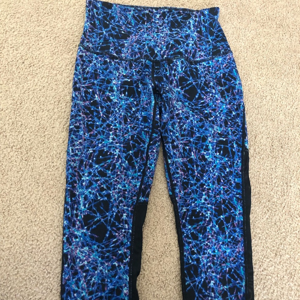 Zella mesh capri leggings